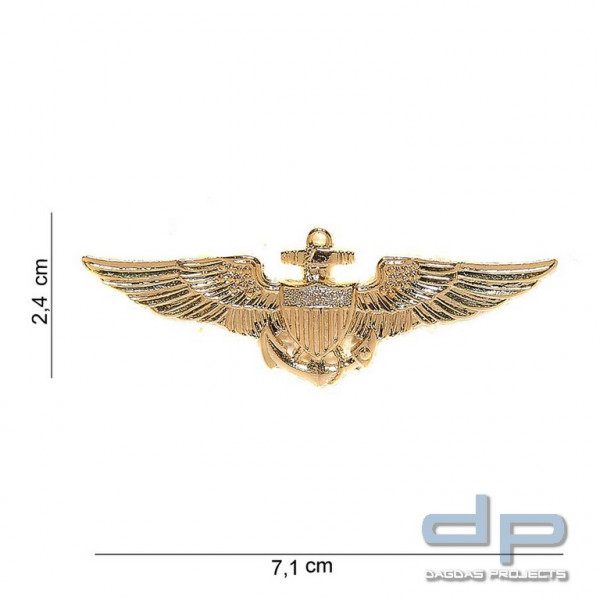 Emblem US Navy Pilot Wing, Sonstige Metallabzeichen, Abzeichen &  Rangschlaufen & Patches, Bekleidung, Alle Kategorien