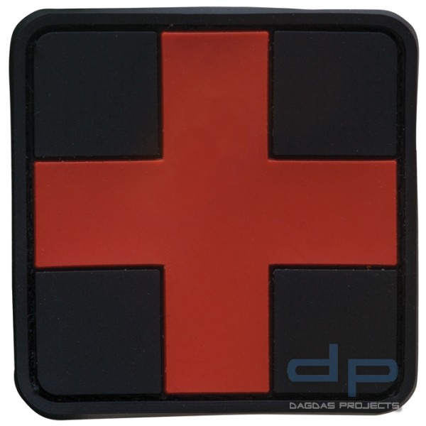 3D Rubber Patch First Aid Large in verschiedenen Farben