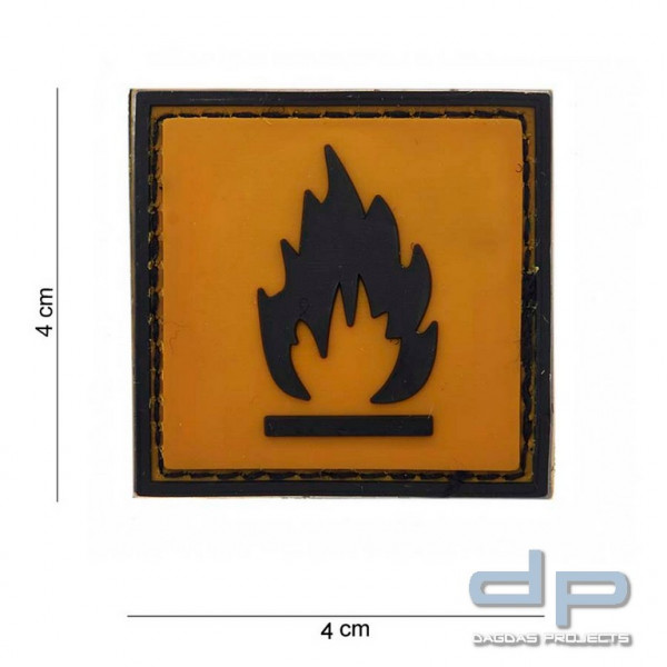 Emblem PVC Flammable