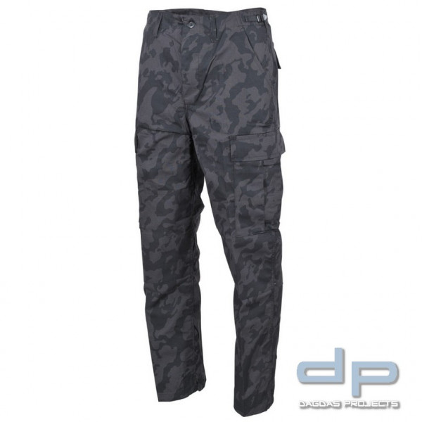 US Kampfhose, BDU, Rip Stop, night-camo, Größe: XL und XXL