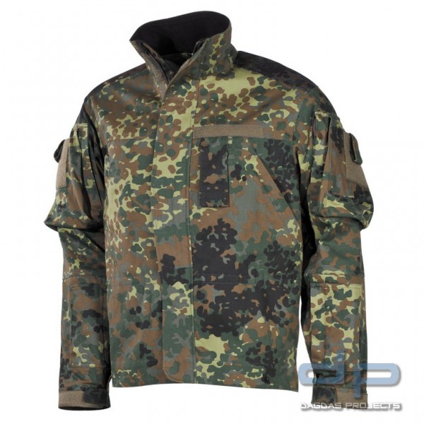 BW Kampfjacke, Einsatz/Übung, kurz, flecktarn