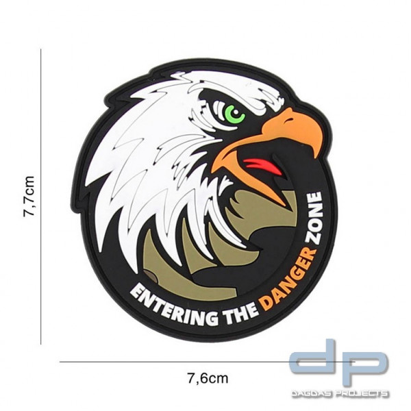 Emblem 3D PVC Danger zone eagle