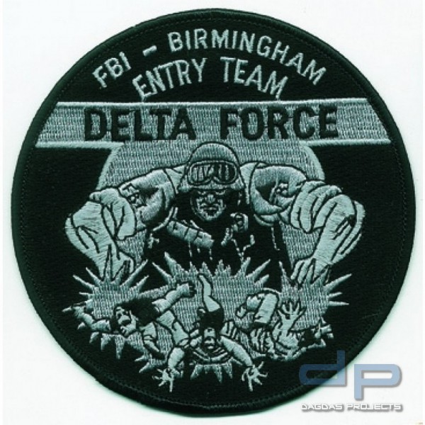Stoffaufnäher - F.B.I. Birmingham Entry Team - Delta Force