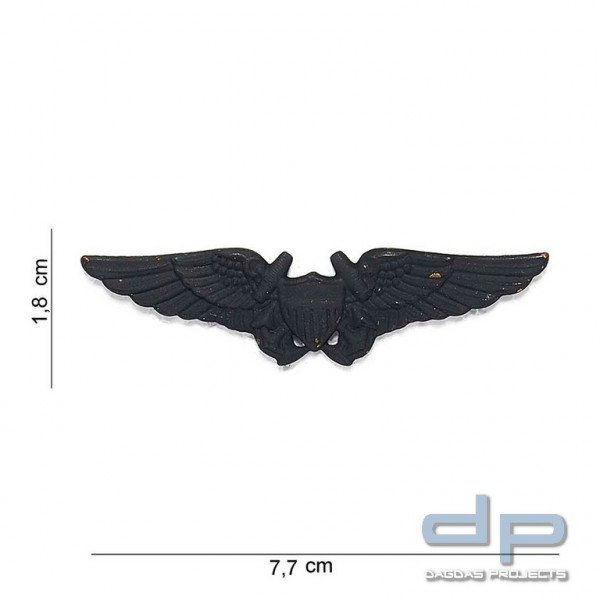 Emblem Wing schwarz