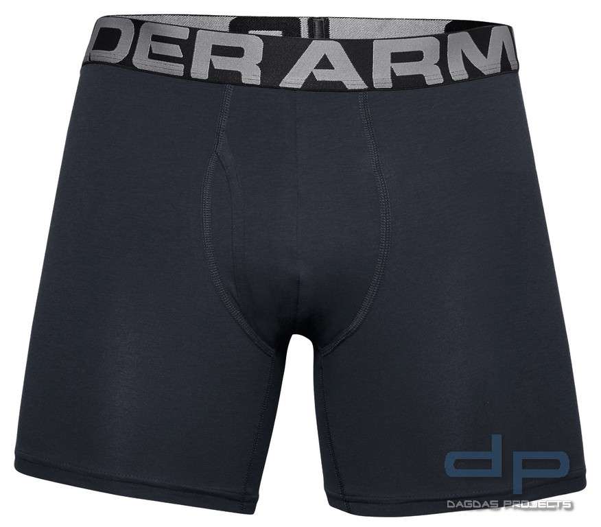 UNDER ARMOUR CHARGED COTTON BOXERJOCK 6 INCH 3ER PACK