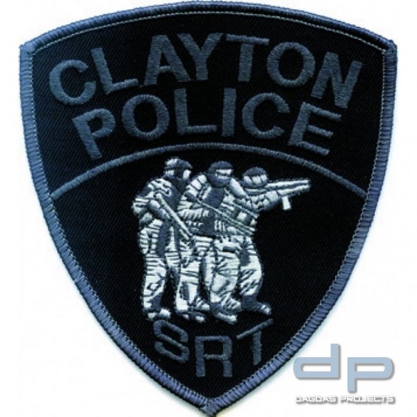 Stoffaufnäher - Clayton Police - SRT