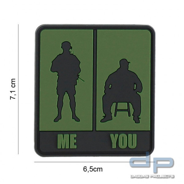 Emblem 3D PVC Me &amp; You green