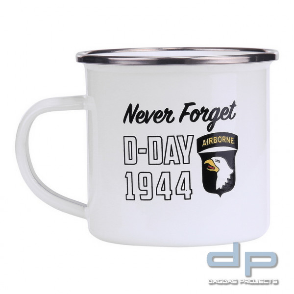 Enamel mug D-Day 1944 in verschiedenen Farben