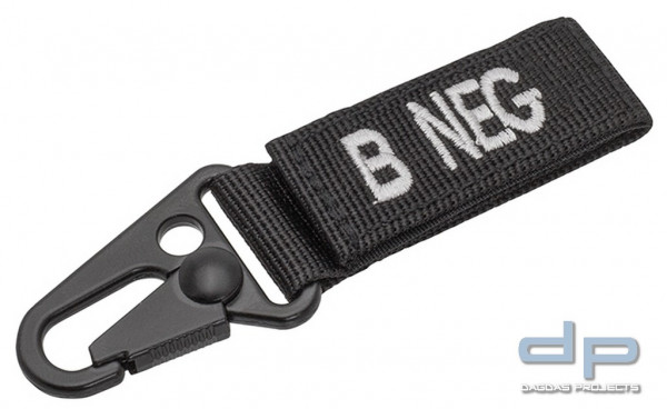 Tactical Keyholder Blood B NEG 5er-Pack in verschiedenen Farben
