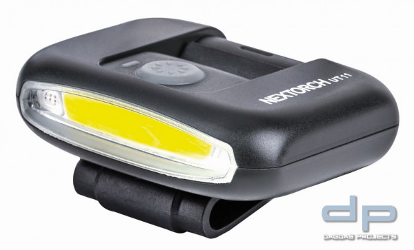 NEXTORCH UT11 COB-LED CLIPLAMPE MIT WARNLICHT