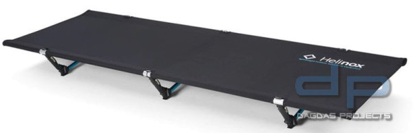 Helinox - Cot One Convertible Feldbett (Camping Liege) in Coyote und schwarz