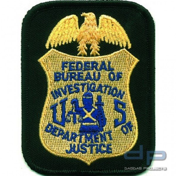 Stoffaufnäher - Federal Bureau of Investigation