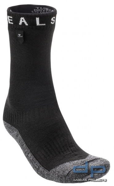 SealSkinz Soft Touch Mid Socks in Schwarz und Oliv