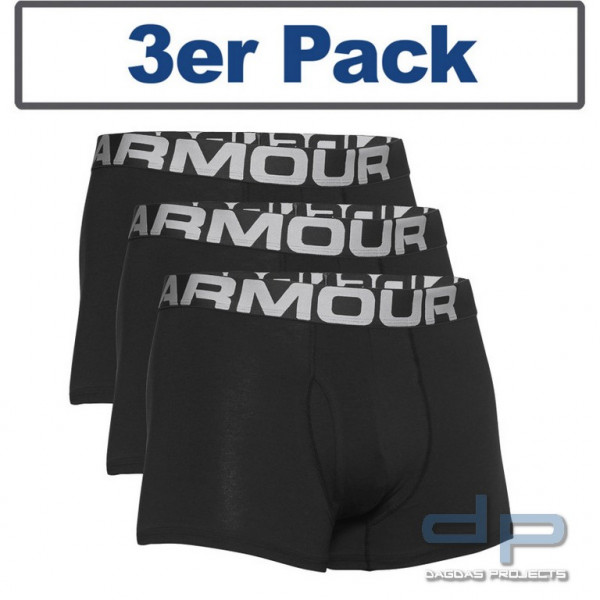 Under Armour® Boxershort Charged Cotton®, mit Eingriff, 3 Inch, fitted, 3er Pack