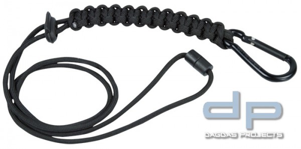 Mil-Tec Paracord Lanyard mit Karabiner verschiedene Farben