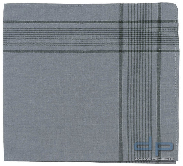 Holl. Taschentuch, grau, Gr. 45 x 45 cm, neuw. 10 Stück
