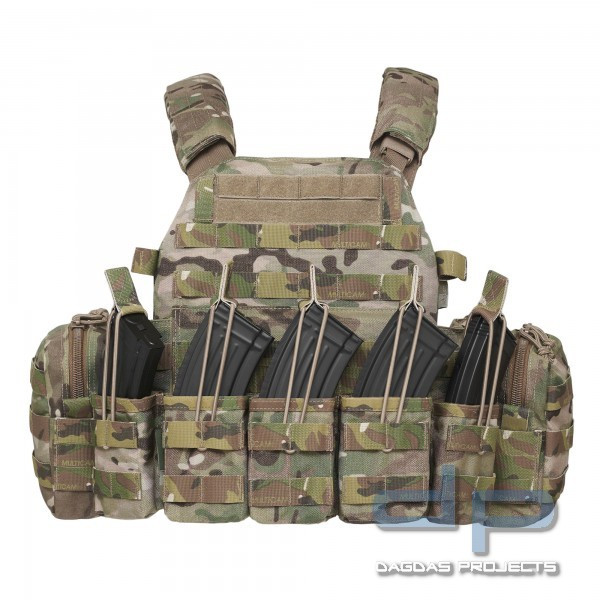 WARRIOR DCS AK 7.62 MM PLATE CARRIER MULTICAM PLATTENTRÄGER