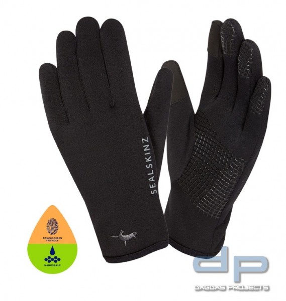 Handschuhe SealSkinz Fairfield Touchscreen Black