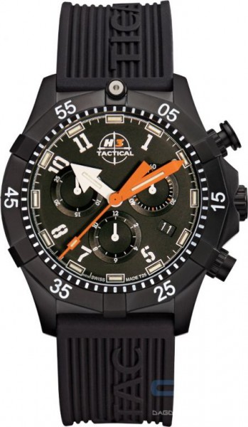 H3TACTICAL Commander Sport Chronograph H3 Uhr Silikonband