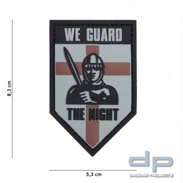Emblem 3D PVC We guard the night grau