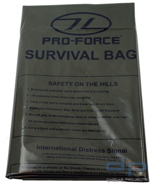 Highlander Survival Bivi Bag Notfallplane