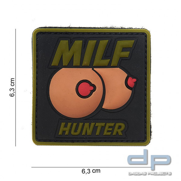Emblem 3D PVC Milf Hunter grün