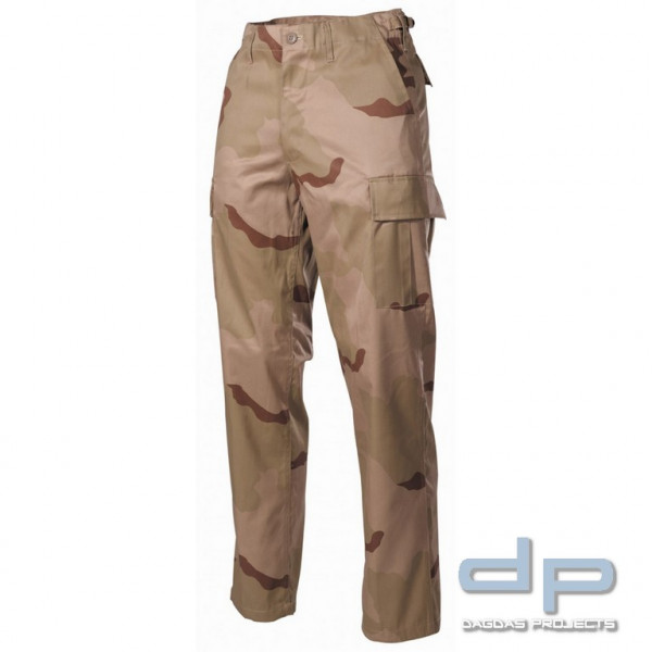 US Kampfhose/ Ranger Hose BDU, 3 Farben desert