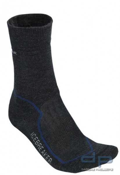 Icebreaker Socken Hike+ Medium Crew Black