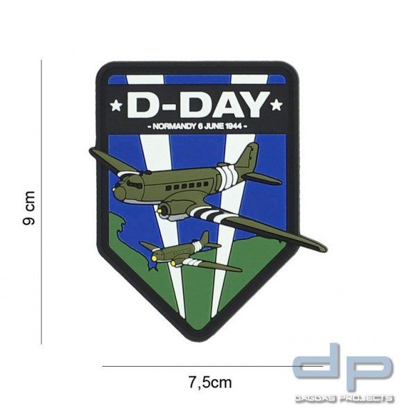 Emblem 3D PVC D-Day C-47 shield