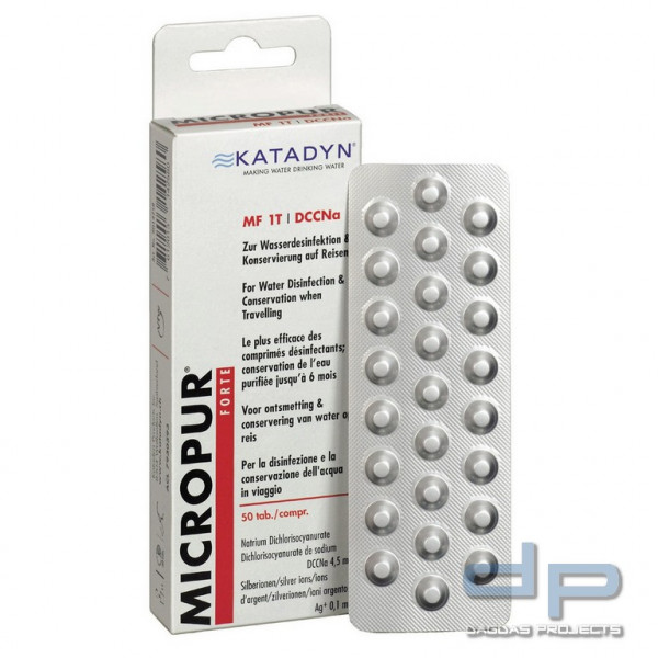 Katadyn, &quot;Micropur Forte MF 1T&quot;, 50 Tabletten