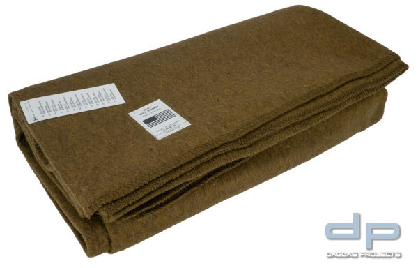 Mil-Tec US G.I. Wool Blanket (Wolldecke 175 x 150cm) in Coyote