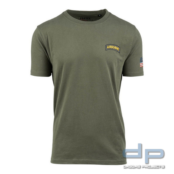 T-Shirt mit dem Emblem der 101. Luftlandedivision