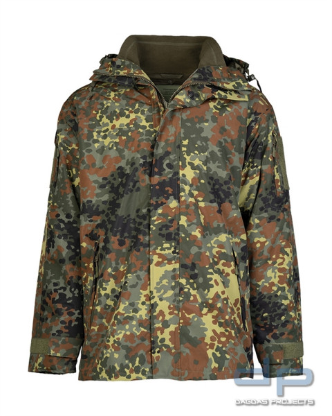 JACKE NÄSSESCHUTZ M.FLEECEJA.GEN.II FLECKTARN
