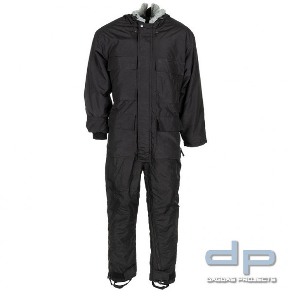 Brittischer Technikeroverall, &quot;ECW&quot; schwarz, Rip Stop, gebraucht