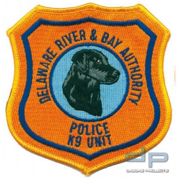 Stoffaufnäher - Delaware River &amp; Bay Authority - Police K-9 Unit