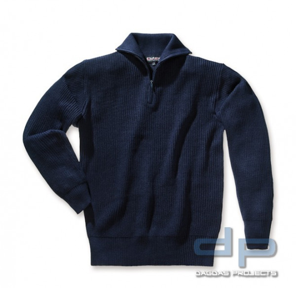 TROYER-PULLOVER in Marine und Oliv