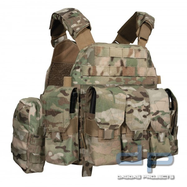 WARRIOR DCS M4 5.56MM PLATE CARRIER MULTICAM PLATTENTRÄGER