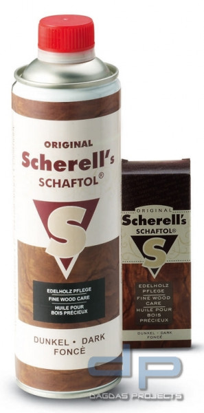 Scherell&#039;s Schaftöl Premium Dunkel 75ml Dose