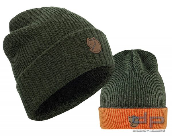 Fjällräven Sörmland Reversable Beanie in Dunkeloliv