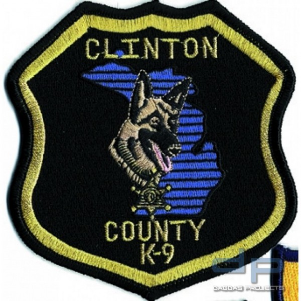 Stoffaufnäher - Clinton County K-9 Unit