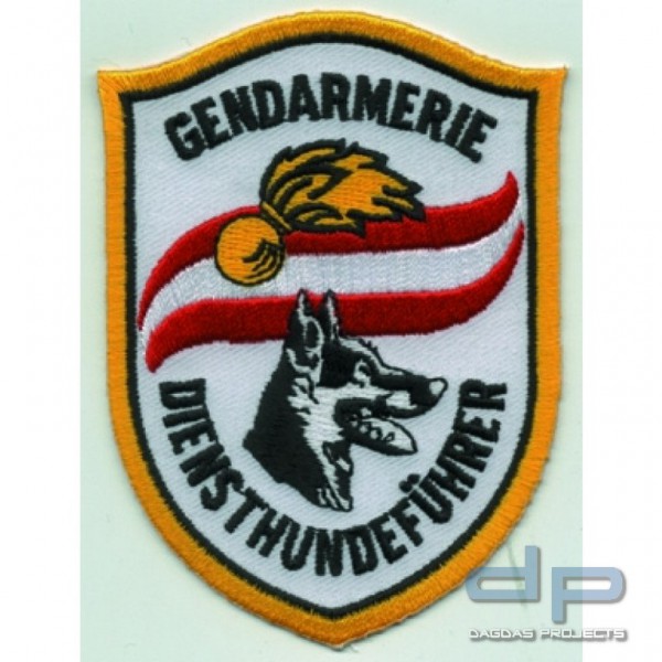 Stoffaufnäher - Gendarmerie-Diensthundeführer (Österreich / Austria)
