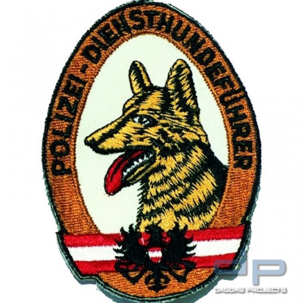 Stoffaufnäher - Polizei-Diensthundeführer (Österreich / Austria)