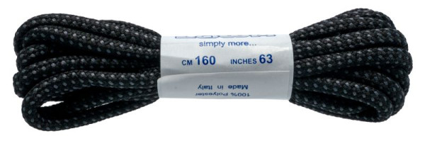 Lowa Schnürsenkel ATC Mid 160cm in Black/ Dark Grey