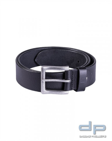 HOSENGÜRTEL NAPPA-LEDER MIL-TEC® SCHWARZ Länge: 110