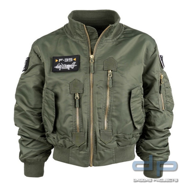 Fostex Kinder F-35 Fliegerjacke in verschiedenen Farben