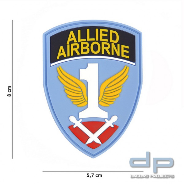 Emblem 3D PVC First allied Airborne army