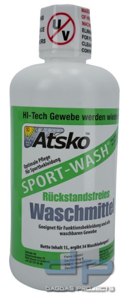 SNO-SEAL SPORT-WASH SPEZIALWASCHMITTEL 1000 ML