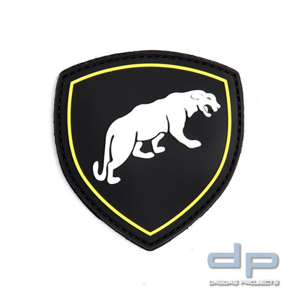Emblem 3D Russischer puma schwarz