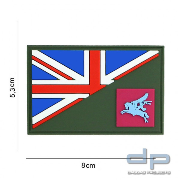 Emblem 3D PVC Pegasus half flag