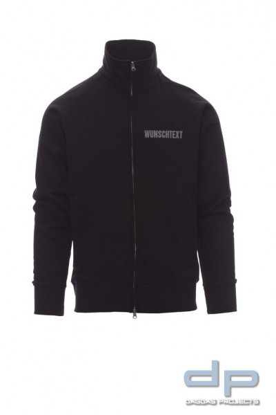 Payper Sweatjacke "Panama+ Summer" mit Aufdruck nach Wunsch Farbe: Schwarz Größe: M